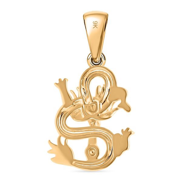 Royal Bali Kollektion - Drachen Anhänger in 375 Gold image number 4