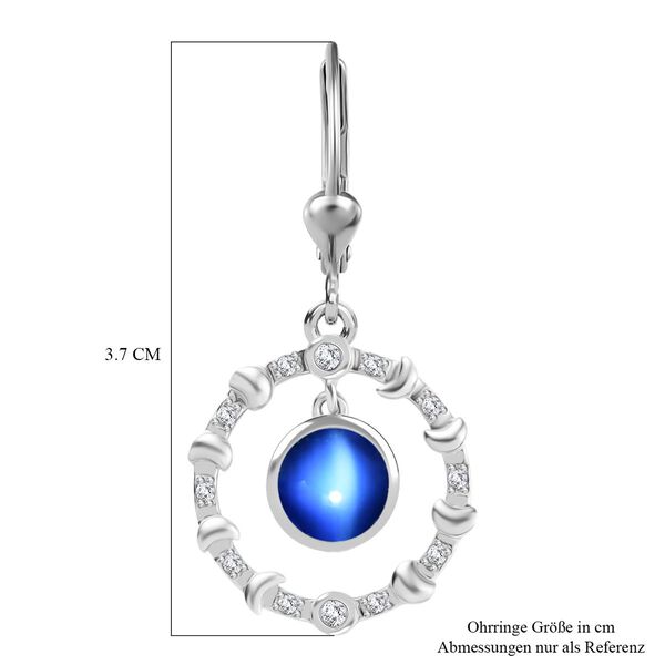 D'Joy Aurora Mondstein und Zirkon Ohrringe - 2,13 ct. image number 6