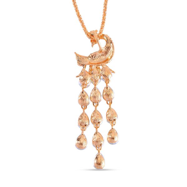 Schwarzer Kristall, Kristall Halskette ca. 70 cm  Std Gelb image number 4