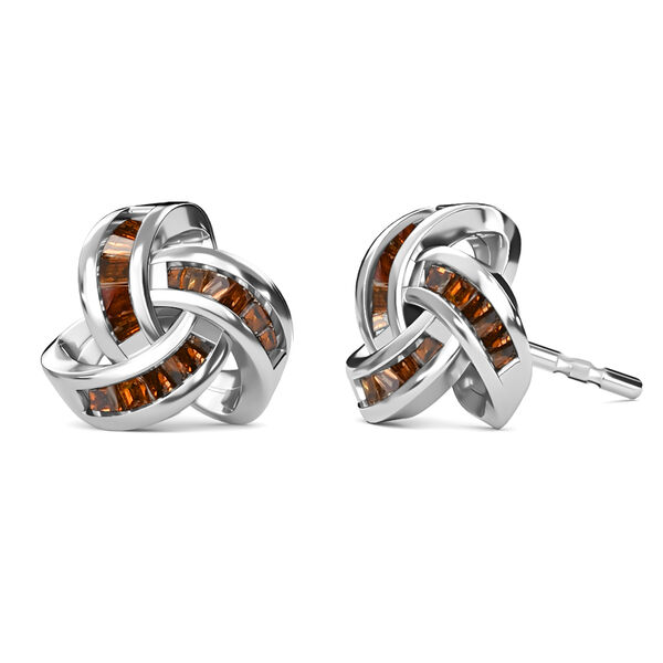 Rote Diamant-Ohrringe - 0,15 ct. image number 4