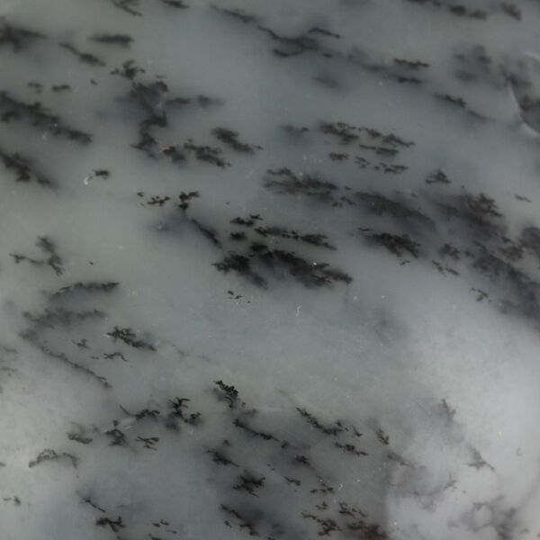 Weißer Achat mit Dendrit Handschmeichler - S, 375 cts. image number 3