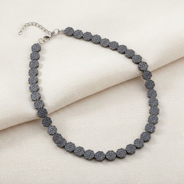 H&auml;matit Halskette ca. 50 cm ca. 254,00 ct. image number 2