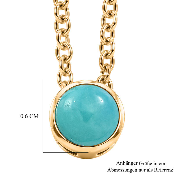 D'Joy Sleeping Beauty T&uuml;rkis Schmuckset ca. 50 cm 925 Silber 750 Vergoldet und Edelstahl 750 Vergoldet ca. 0,45 ct. image number 6