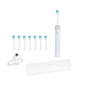 Fairywill- Elektrische Zahnb&uuml;rste mit 8 B&uuml;rstenk&ouml;pfen