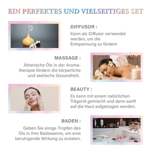 The 5th Season - 6er-Set &auml;therische Massage Bio &Ouml;le, 10ml image number 12
