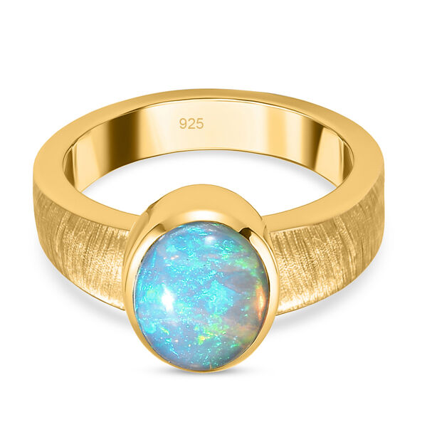 Nat&uuml;rlicher, &auml;thiopischer Welo Opal-Ring - 1,68 ct.