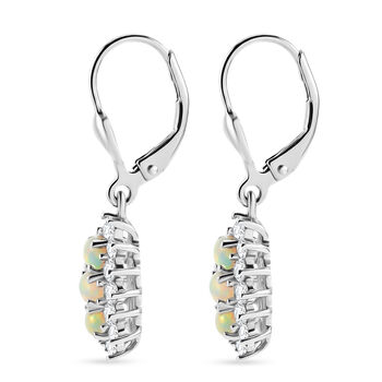 D'Joy AA nat&uuml;rliche, &auml;thiopische Welo Opal und Zirkon Ohrringe - 2,53 ct.