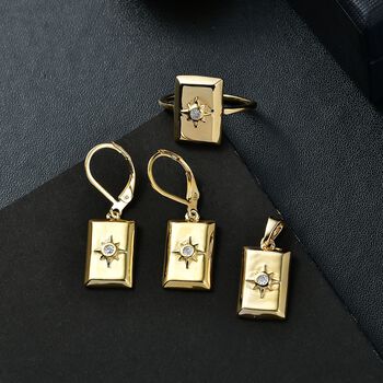 Schmuckset mit Diamantakzenten