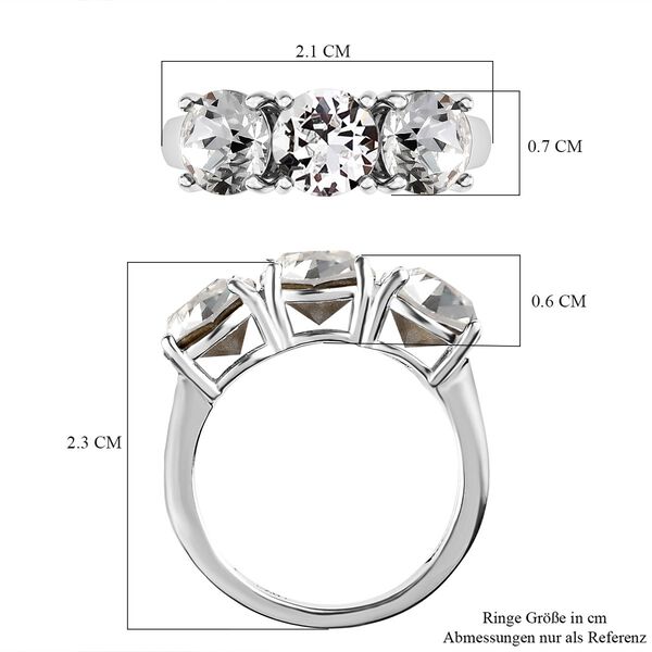 Weißer Kristall-Ring - 3,58 ct. image number 7