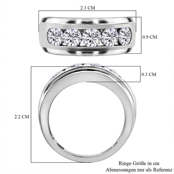 Moissanit Ring - 1,41 ct. image number 5
