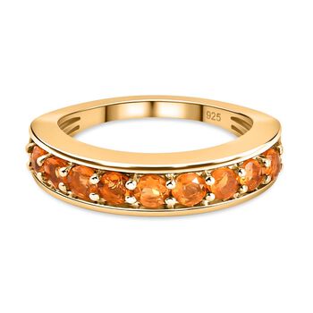 Salamanca Feueropal-Half-Eternity-Ring - 0,66 ct.