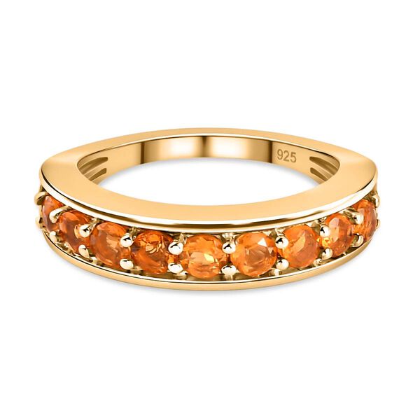 Salamanca Feueropal-Half-Eternity-Ring - 0,66 ct.