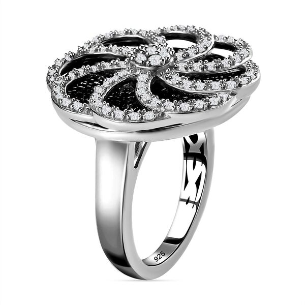 GP Italian Garden Kollektion - Diamant und Kanchanaburi blauer Saphir-Ring - 0,50 ct. image number 5
