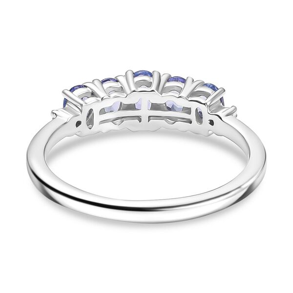 D’Joy Tansanit und Diamant Ring, 925 Silber platiniert - 0,90 ct. image number 5