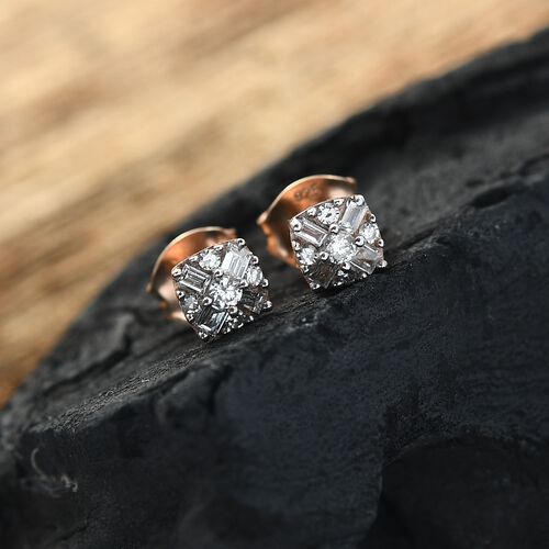 Lab Grown Diamant SI Ohrringe 925 Silber ca. 0,24 ct. image number 1