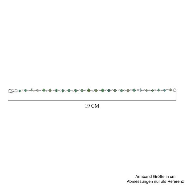 Socoto Smaragd Armband ca. 19 cm 925 Silber ca. 6,00 ct. image number 4