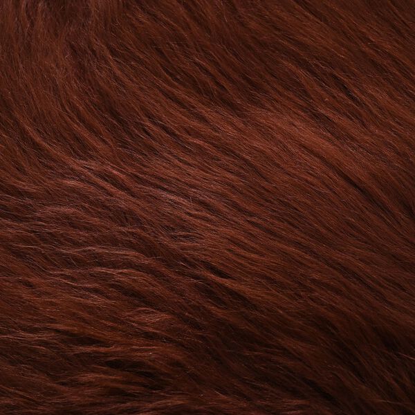 CLOSE OUT DEAL - Schafsfellteppich aus Echtleder-Fell, ca. 70x100 cm, Braun image number 3