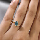 Grandidierit Ring 925 Silber vergoldet  ca. 1,24 ct image number 2