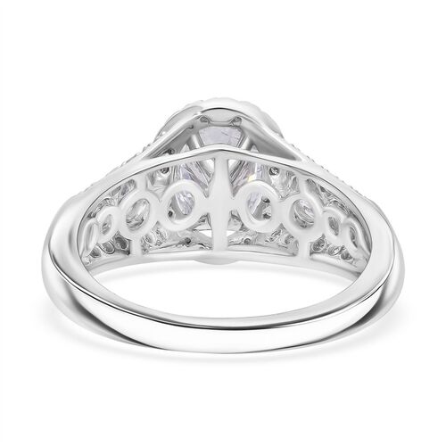 Lab Grown Diamant VS Ring 950 Platin (Größe 18.00) ca. 2,00 ct image number 5