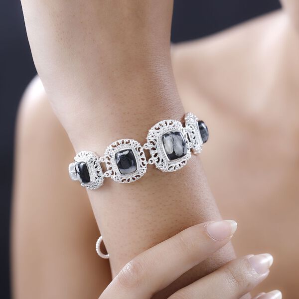 Weißes Büffel-Armband, 19cm - 17,98 ct. image number 2