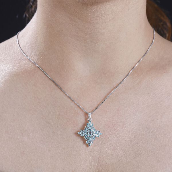 AA Lagunen Apatit Anh&auml;nger - 2,62 ct. image number 3