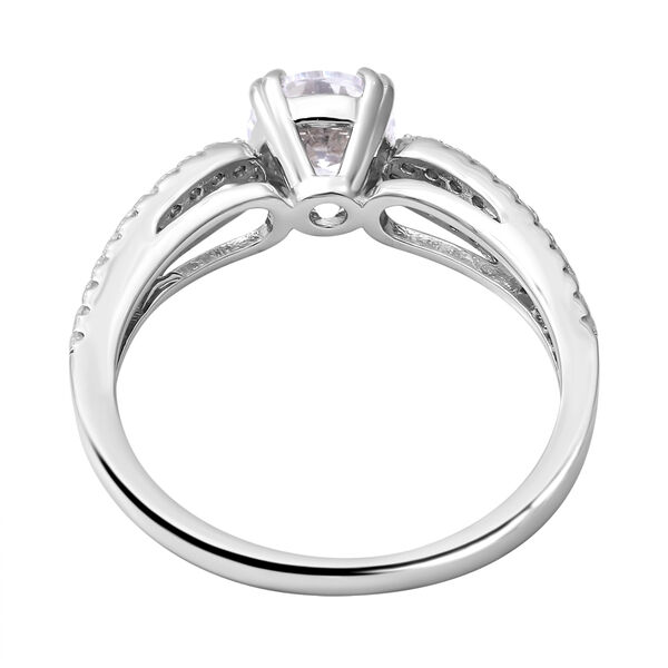 LUSTRO STELLA - wei&szlig;er Zirkonia-Ring - 0,90 ct. image number 4