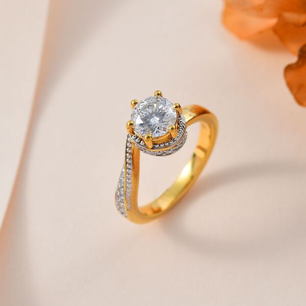 Moissanit Ring, ca. 1,51 ct. image number 8