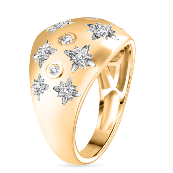 D'Joy Moissanit Ring, 925 Silber platiniert - 0,32 ct. image number 5