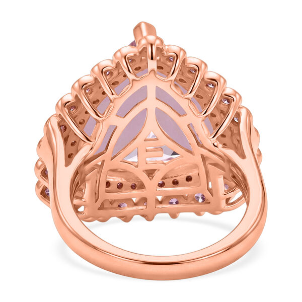 EverTrue Kunzit und Orissa Rose Granat Ring - 11,78 ct. image number 5