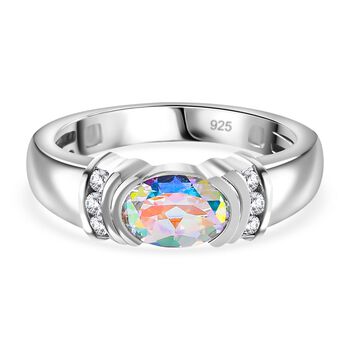 Merkur mystischer Topas und Zirkon Ring - 1,03 ct.