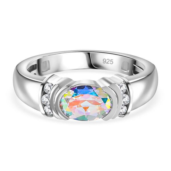 Merkur mystischer Topas und Zirkon Ring - 1,03 ct.