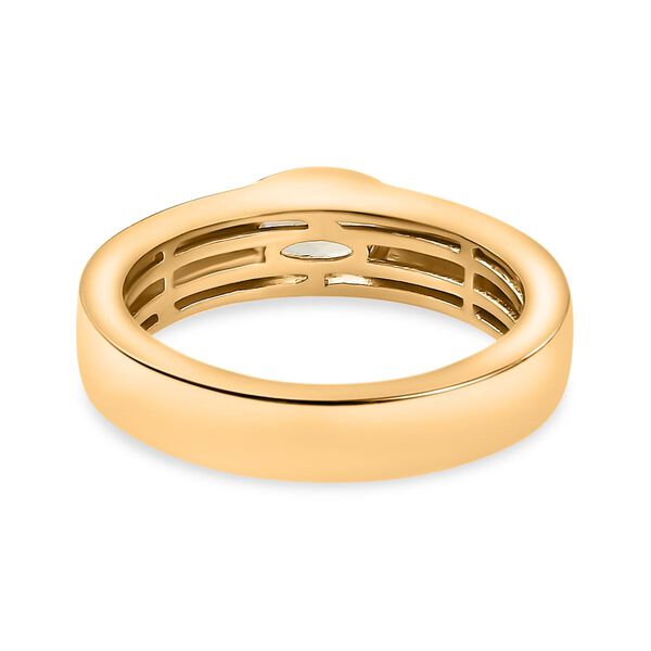 AA Nat&uuml;rlicher, goldener Tansanit Ring, ca. 0,44 ct. image number 6