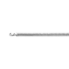 Italienische Kandare Link Armband ca. 19 cm 925 Silber platiniert ca. 17,43g