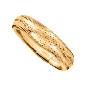 Maestro Kollektion - flexibler, italienischer Ring in 585 Gelbgold (Gr&ouml;&szlig;e 16-18)