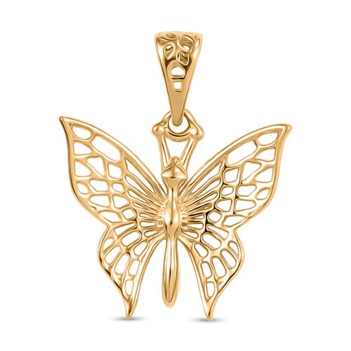 Exklusives Angebot - 375 Gold Schmetterling Anhänger image number 0