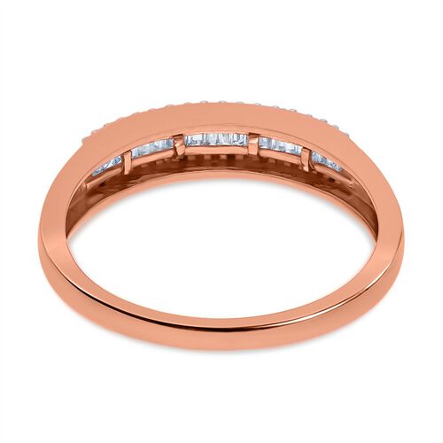 LUXURIANT DIAMOND - Lab Grown Diamant SI-GH Ring 925 Silber 750 Roségold Vermeil (Größe 17.00) (10-15 Werktage Lieferzeit) ca. 0.25 ct image number 5