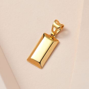 Vergoldeter Barren-Anh&auml;nger