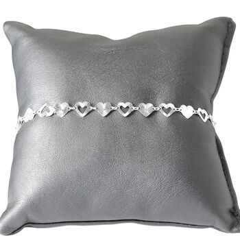 ARTE CUORE 4 925 Silber rhodiniert Armband ca. 18 cm + 2.5 cm Extender, ca. 2,81g