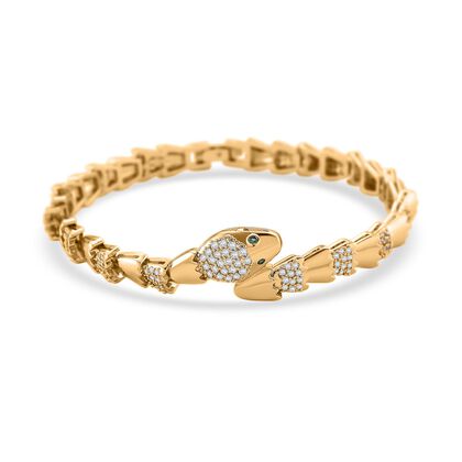 Wei&szlig;er Zirkonia Armband ca. 19 cm Nickelfreies Messing 2.00 ct