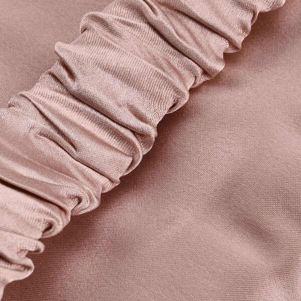 LA MAREY Augenmaske aus 19mm 100% Maulbeerseide mit 100% Seidenf&uuml;llung, Rosa image number 4