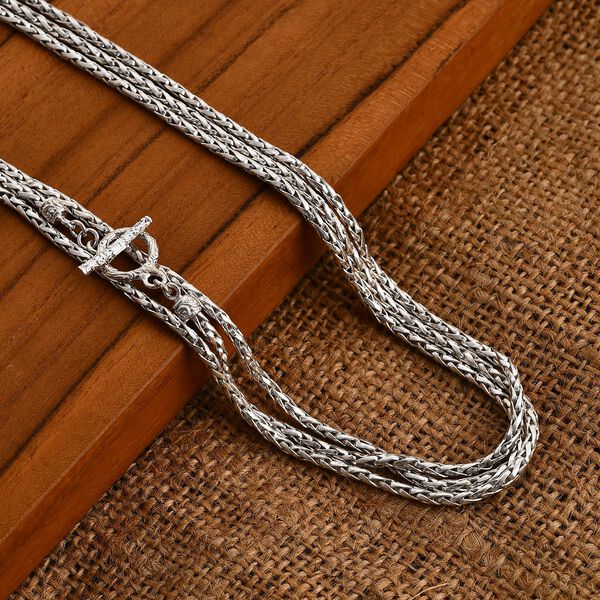 925 Silber Halskette ca. 150 cm ca. 52,80g image number 1