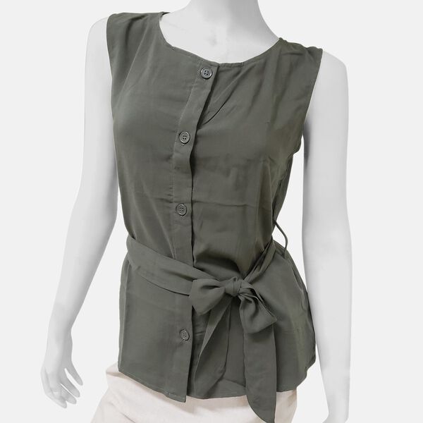 Frauen Sleeve Top, Grau, Gr&ouml;&szlig;e 36 image number 9