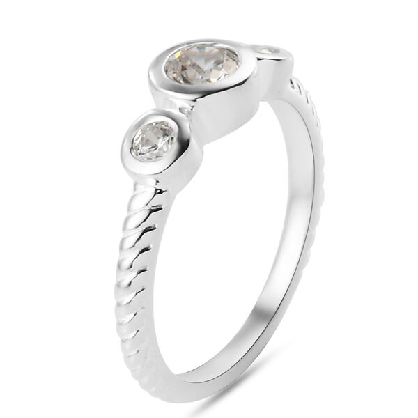 LUSTRO STELLA - feinster Zirkonia-Ring, 925 Silber image number 5