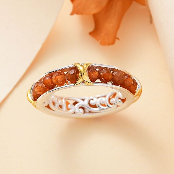 Hessonit Granat Ring - 8 ct. image number 2