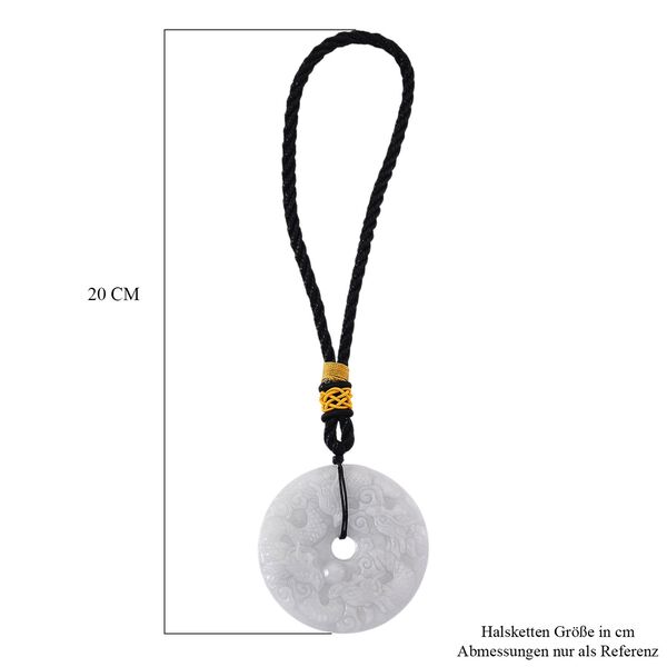 Zwei-Drachen-H&auml;ngedekor aus Myanmar Jadeit Typ A, naturbelassene Schnitzarbeit, ca. 5 cm image number 6