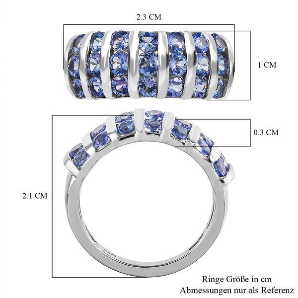 AA Tansanit Ring - 2,14 ct. image number 7