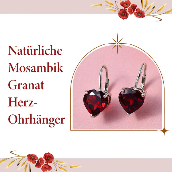 Sweetheart Mosambik Granat Ohrh&auml;nger image number 4