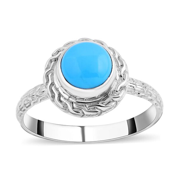 Royal Bali - Sleeping Beauty T&uuml;rkis Ring, 925 Silber (Gr&ouml;&szlig;e 21.00) ca. 1.74 ct image number 0