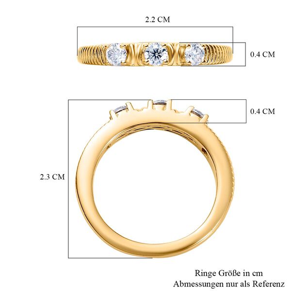 Moissanit Ring - 0,32 ct. image number 5