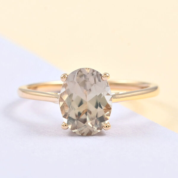 AAA Turkizit-Ring, zertifiziert und geprüft, 585 Gelbgold  ca. 2,05 ct image number 1